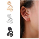 3 Pair Ear Ornament,Acupressure Earrings,Non Pierced Ears Earrings for Acupressure,Earrings (Black+Gold+Sliver) In Australia - Darrahopens