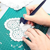 Craft Cutting Tools, Stainless Steel Craft Knives with 360-degree Rotating Blade, Art Cutting Tool for Craft, Hobby, Stencil