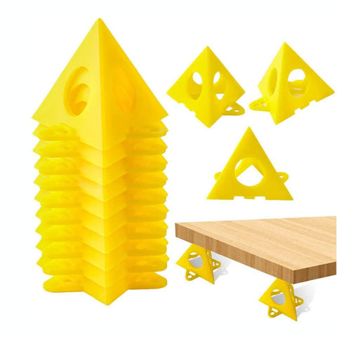 20Pcs Pyramid Stands Paint Triangle Stands Cabinet Door Risers Yellow Cone Canvas Door Risers Support Stands Painting In Australia - Darrahopens