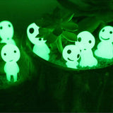 10Pcs Glow in The Dark Tree Elves Garden Statue Decor Miniature Luminous Ghost Princess Tree Spirit Fairy Garden Accessories