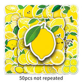 Lemon Stickers |50Pcs Lemon Waterproof Vinyl Decals for Water Bottles Laptop Luggage Cup Computer Mobile Phone Skateboard In Australia - Darrahopens