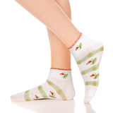5pcs Women Fun Animal No Show Socks Non Slip Girls Cute Cat Short Socks Novelty Colorful Patterned Low Cut Socks Mom Gifts