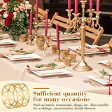 50 Pcs Gold Napkin Rings Metal Napkin Rings Holders Hollow Out Design Delicate Napkin Rings Bulk for Wedding Birthday Party In Australia - Darrahopens