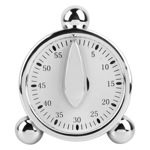 Mechanical Timer,60 Minute Magnetic Stopwatch Timer Kitchen Cooking Timer Visual Countdown Timer with Alarm Sound for Cooking