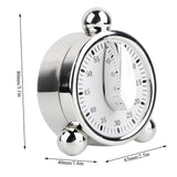 Mechanical Timer,60 Minute Magnetic Stopwatch Timer Kitchen Cooking Timer Visual Countdown Timer with Alarm Sound for Cooking
