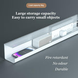 Cable Organizer, Under Desk 15.7 inch Cable Management Tray, Socket Strip Holder, Wire Tamer for Office and Home (White)