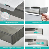 Under Desk Storage Drawers Self-Adhesive Drawer Organizer for Under Desk Hidden Table Drawer Slide Out Office Stick