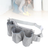 Garden Tool Belt Waterproof Oxford Fabric Gardening Tool Pouch for Family Camping Cleaning worker specific waist bag(grey) In Australia - Darrahopens