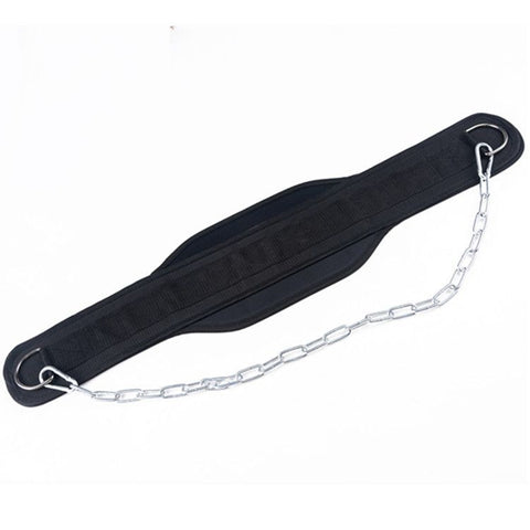 Adjustable Weighted Chain Dipping Belt for Strength Training and Muscle Building Fitness weight-bearing belt