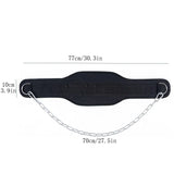 Adjustable Weighted Chain Dipping Belt for Strength Training and Muscle Building Fitness weight-bearing belt