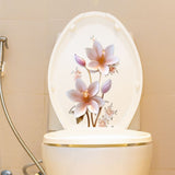 2pc 3D Toilet Sticker, Self-Adhesive Wall Stickers, Bedroom Entryway Living Room Porch Wall Stickers Removable
