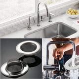 2 PCS silvery Kitchen Sink Strainer, 11.3cm Diameter Stainless Steel Drain Cover Stopper, Anti Clogging Garbage Disposal Catcher In Australia - Darrahopens