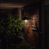 Black Hanging Solar Lights Lantern Lamp with Shepherd Hook,Waterproof Bulb Lights for Garden Outdoor Pathway In Australia - Darrahopens