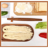2 different sizes of rolling pins- Tapered Wooden Rolling Pin for Baking Pizza, Pastry Dough or Pasta In Australia - Darrahopens
