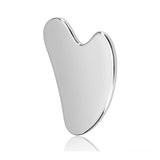 Silver Stainless Steel Gua Sha Tool, Gua Sha Facial Tools for Acupuncture, Durable GuaSha Tool for Jawline Sculpting In Australia - Darrahopens
