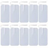 12 Pieces White Large Electrode Pads - Reusable for Pain Relief and Muscle Stimulation  for your medical needs In Australia - Darrahopens