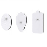 15-Pack Large Electrode Pads（3 different shapes）white Reusable Electrodes Pads for Massager and Muscle Stimulation In Australia - Darrahopens