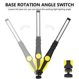 yellow emergency lamp Performance Tool Li-Ion Folding Slim Work Light is great for confined areas when you need