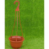 15 Pcs coffee Plastic Hanging Planter Hanging Plant Pots Hanging Plant Containers with Drainage Holes and Hooks for Balcony In Australia - Darrahopens