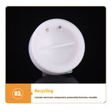 12Pcs yellow Waterproof Flameless Floating Tealights, LED Floating Candles Warm Yellow Flickering Tea Lights