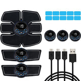 Black Ab Stimulator Muscle: Abs Stimulator Abdominal - Home and Office Workout Equipment for Abdomen Arm Leg In Australia - Darrahopens