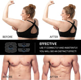 Black Ab Stimulator Muscle: Abs Stimulator Abdominal - Home and Office Workout Equipment for Abdomen Arm Leg In Australia - Darrahopens