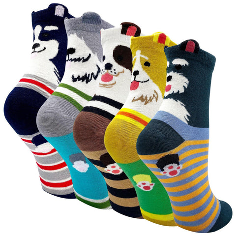 Cute Animal Socks for Women Funny Dog Cat Socks Novelty Fun Crew Cotton Socks Size 6-9 moisture wicking and breathability In Australia - Darrahopens