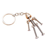 Unique Gothic Skull Skeleton Charm Keychain for Women Men Halloween Thanksgiving Christmas Gifts It's very unique