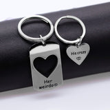2pcs Couple Puzzle Love Heart Key Chain Ring Set for Men Women Valentine's Gift -You Hold the Key to My Heart In Australia - Darrahopens