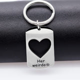 2pcs Couple Puzzle Love Heart Key Chain Ring Set for Men Women Valentine's Gift -You Hold the Key to My Heart In Australia - Darrahopens