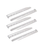 Snow Sand Tent Stakes Pegs Aluminum U-Shaped Lightweight Heavy Duty Ground Nails for Beach Shade Canopy Camping Hiking 6pcs