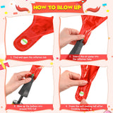 10 Pieces Fire Truck Balloon Party Decorations, Include 8 Fire Balloons and 2 Jumbo Fire Truck Balloon Fire Truck Birthday