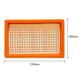 Flat-Pleated Filter for WD4 WD5 WD6, Compatibled with Flat-Fold Filter, Wet and Dry Vacuum Cleaner Filter Replacement Parts
