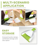 Dust pan Broom Brush Dustpan - Small Broom and Dustpan Set, Mini Broom and Dustpan, Small Dustpan and Brush Set for Home （Green） In Australia - Darrahopens