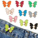 9 Pairs Butterfly Pants Button Tightener, Colorful Adjustable Waist Buckle Detachable Pearls Jeans Button Extender In Australia - Darrahopens