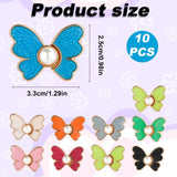 9 Pairs Butterfly Pants Button Tightener, Colorful Adjustable Waist Buckle Detachable Pearls Jeans Button Extender In Australia - Darrahopens