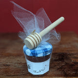 Wooden Honey Dipper Stick Collecting Dispensing Drizzling Jam Portable Wedding Party (8cm, 20) high-quality wood