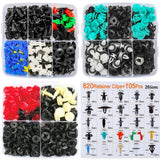 925Pcs Car Bumper Retainer Clips Plastic Rivets Fasteners Tailgate Handle Rod Clip, 26 Most Popular Sizes Auto Push Pin In Australia - Darrahopens