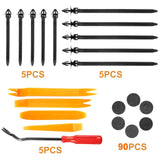925Pcs Car Bumper Retainer Clips Plastic Rivets Fasteners Tailgate Handle Rod Clip, 26 Most Popular Sizes Auto Push Pin