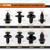 635PCS Auto Fasteners Car Push Retainer Clips Nylon Bumper Fender Rivets, 16 Most Popular Sizes with 10 Cable Ties Fasteners In Australia - Darrahopens