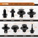 635PCS Auto Fasteners Car Push Retainer Clips Nylon Bumper Fender Rivets, 16 Most Popular Sizes with 10 Cable Ties Fasteners In Australia - Darrahopens
