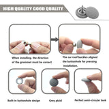 60PCS Car Roof Headliner Repair Kit, Auto Roof Snap Rivets Retainer for Interior Cloth Fixing Repair Buckle (Grey Grid) In Australia - Darrahopens