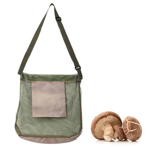 Mushroom Foraging Bag, Practical Mushroom Picking Bag Cute Mushroom Foraging Supplies Mushroom Collecting Tool (Green) In Australia - Darrahopens