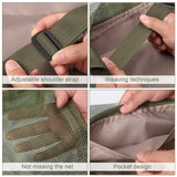Mushroom Foraging Bag, Practical Mushroom Picking Bag Cute Mushroom Foraging Supplies Mushroom Collecting Tool (Green) In Australia - Darrahopens