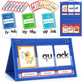Pocket Chart, Phonics Games Sight Word Flash Cards, Educational Spelling Reading Learning Blending Board In Australia - Darrahopens