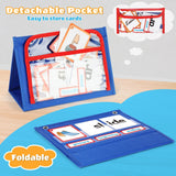 Pocket Chart, Phonics Games Sight Word Flash Cards, Educational Spelling Reading Learning Blending Board