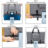 Travel Carrying Case for 24'' Desktop Computer, Protective Storage ，with Carry Handle for 24 inch Screen and Accessories (Grey)