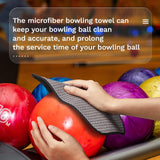 2 Pieces Bowling Accessories Bowling Towel Microfiber Bowling Towels to Wipe Off Ball Bowling Pad Towel with Easy Grip Shammy In Australia - Darrahopens
