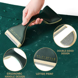 Double-Headed Lint Remover and Fabric Shaver for Clothing, Plush Furniture, Blankets, and Sofas (Green)