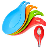 Silicone Spoon Rest for Kitchen Counter - 4Pcs Silicone Spoon Rest for Stove Top Cooking Spatula Rest for Counter Kitchen In Australia - Darrahopens